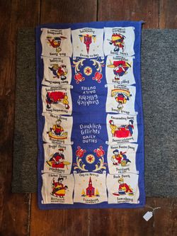 Vintage PA Dutch Tea Towel
