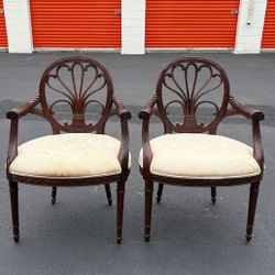 Pair of Georgian Adams Style Armchairs