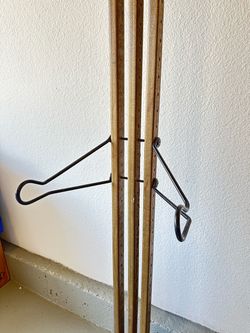Wooden Vertical Adjustable Two-Bike Rack