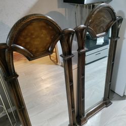Two Piece Dress Mirror Set Only No Dresser