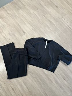 Lululemon Softstreme Jogger Set Sweatshirt And Pants Sz 10