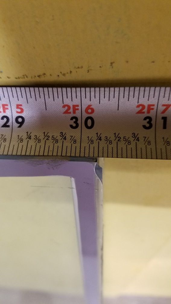 Double-Pane Window Insert -- 30 1/4" x 3/4" x 32 1/2"