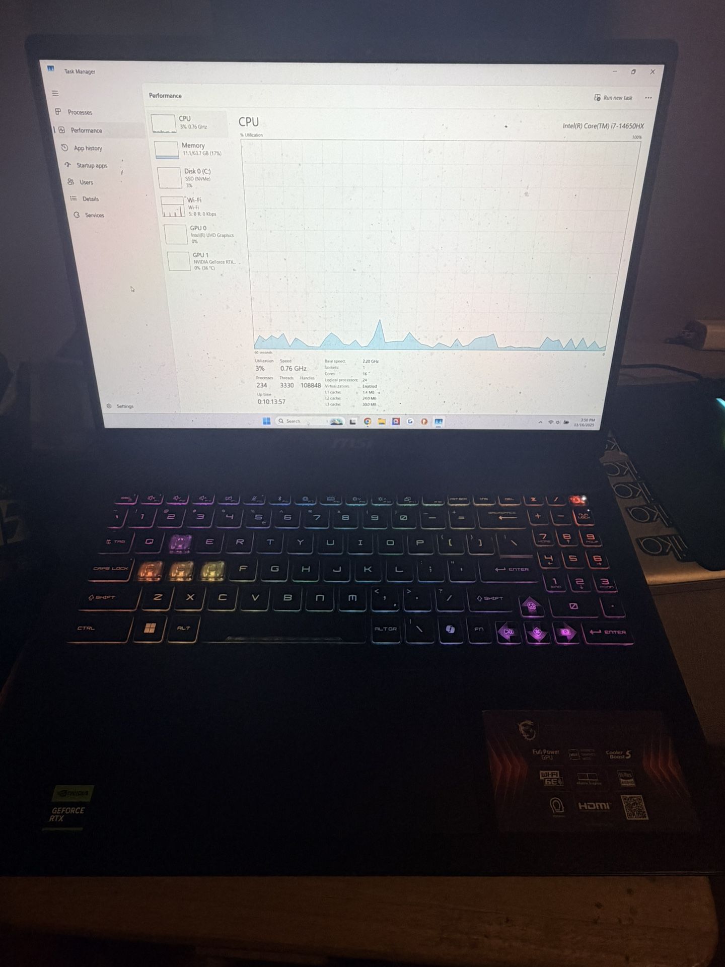 MSI - Crosshair 16" 144hz FHD+ Gaming Laptop - Intel 14th Gen Core i7 with 16GB Memory -RTX 4070-1TB SSD - Cosmo Gray