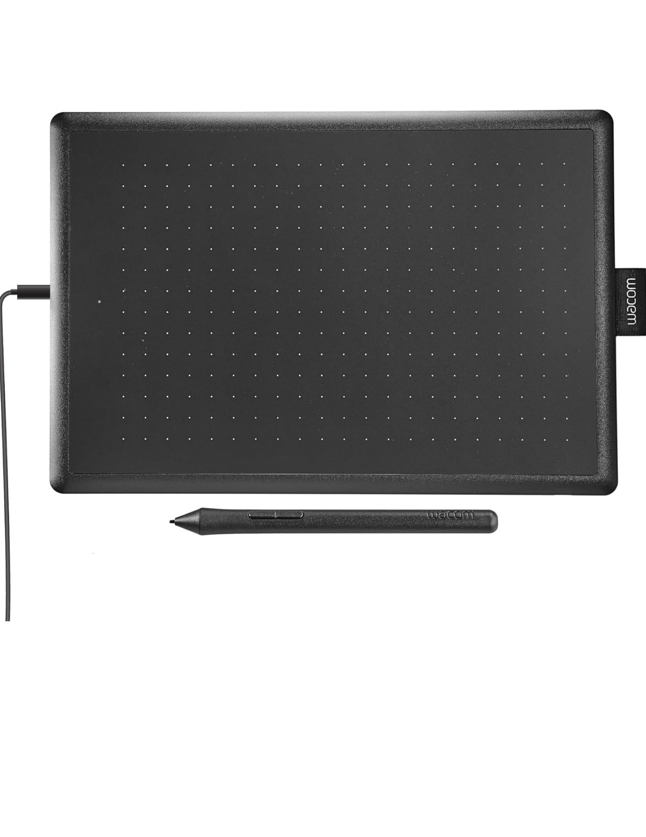 Wacom One Digital Drawing Tablet with Graphics Display for Art and Animation Beginners (DTC133W0A), Black & Red M