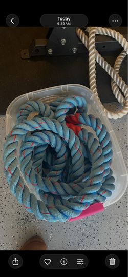 Heavy duty Blue & Red Exercise Rope