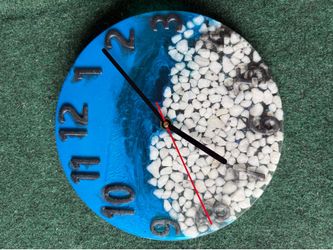 Handmade clock w/ movement