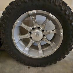 20 X 10  Dodge 2500 8 X 6.5  Wheels New Tires