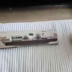 24 Inch Wooden Shelf By Melannco