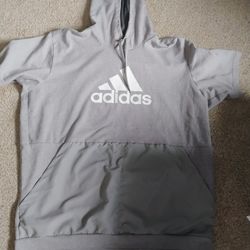 Adidas Short Sleeve Mens Hoodie 