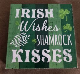 St. Patrick's Day Decorative Wood Sign