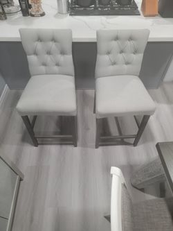 Grey Bar Stools