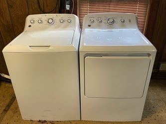 GE washer and electric dryer set