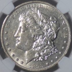 1895-O Morgan Silver Dollar
