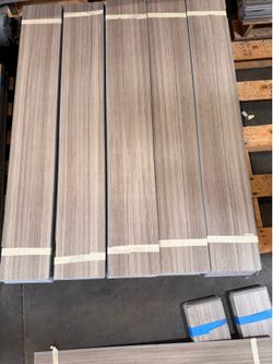 Dove Grey Vinyl Plank Flooring — 598 sq ft available