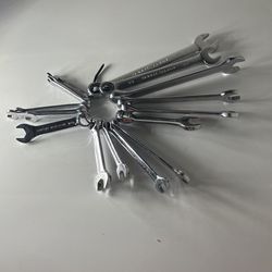 17 Pcs Wrench Set Chime Vanadium