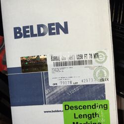 Belden 6300UE U250 FT 76 MTR communication cable Descending length Marking