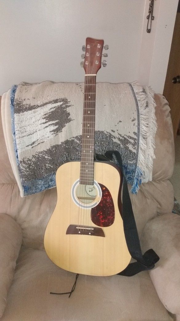 36" First Act Acoustic Guitar MG381 with Strap