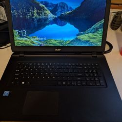 Acer 17" Laptop Perfect Shape.  