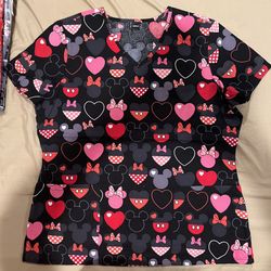 Disney Scrub Top