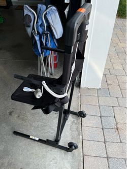 VOCIC Electric Chair Lift Get Up from Floor, Portable Rolling Chair Lift with T-Stabilized Base, Lift for Elderly from Floor, Supports 350 LBS,