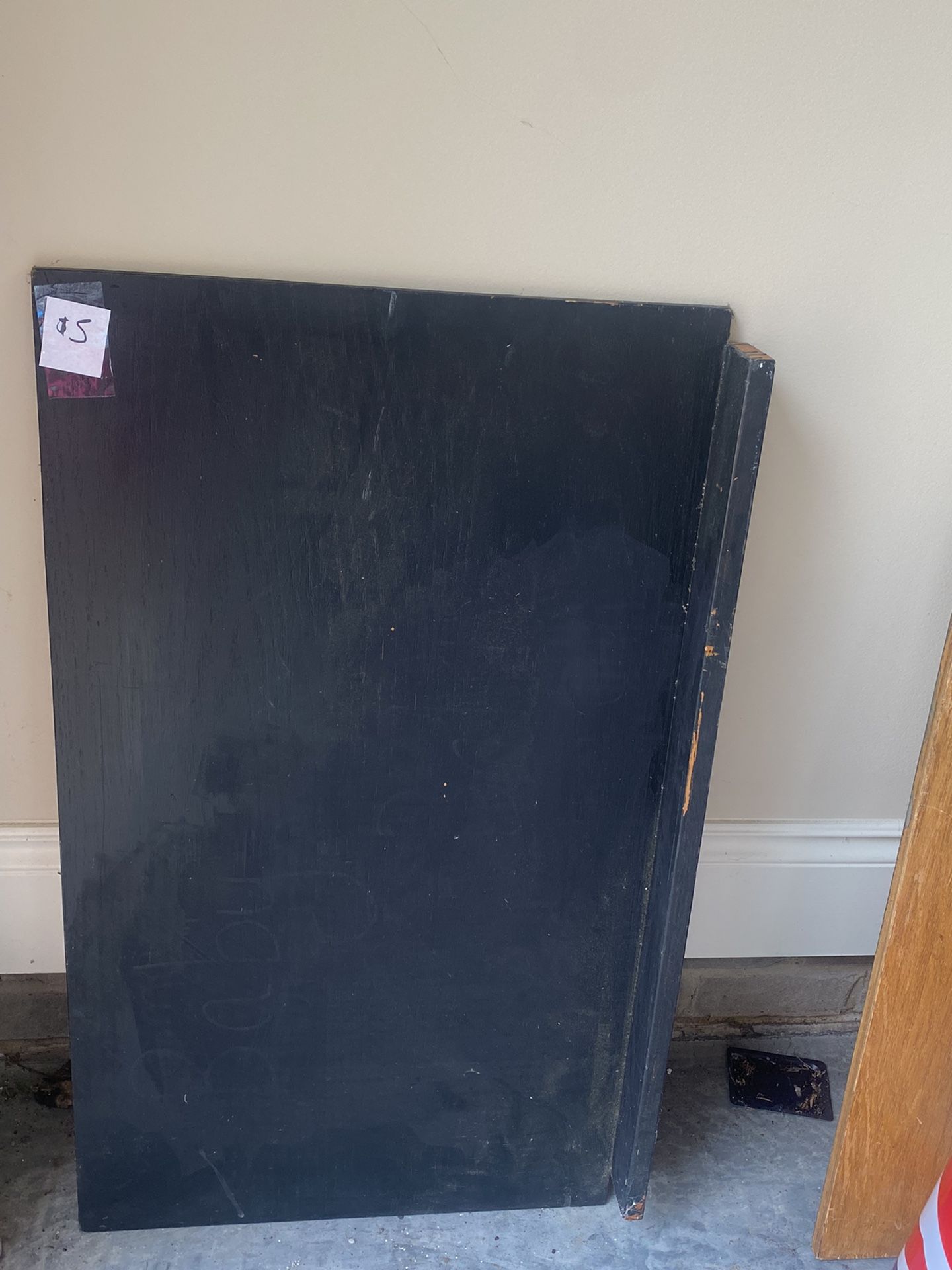 Chalkboard Or Event Easel Board - 37 x 22 and 30 x 22 Thick Wood