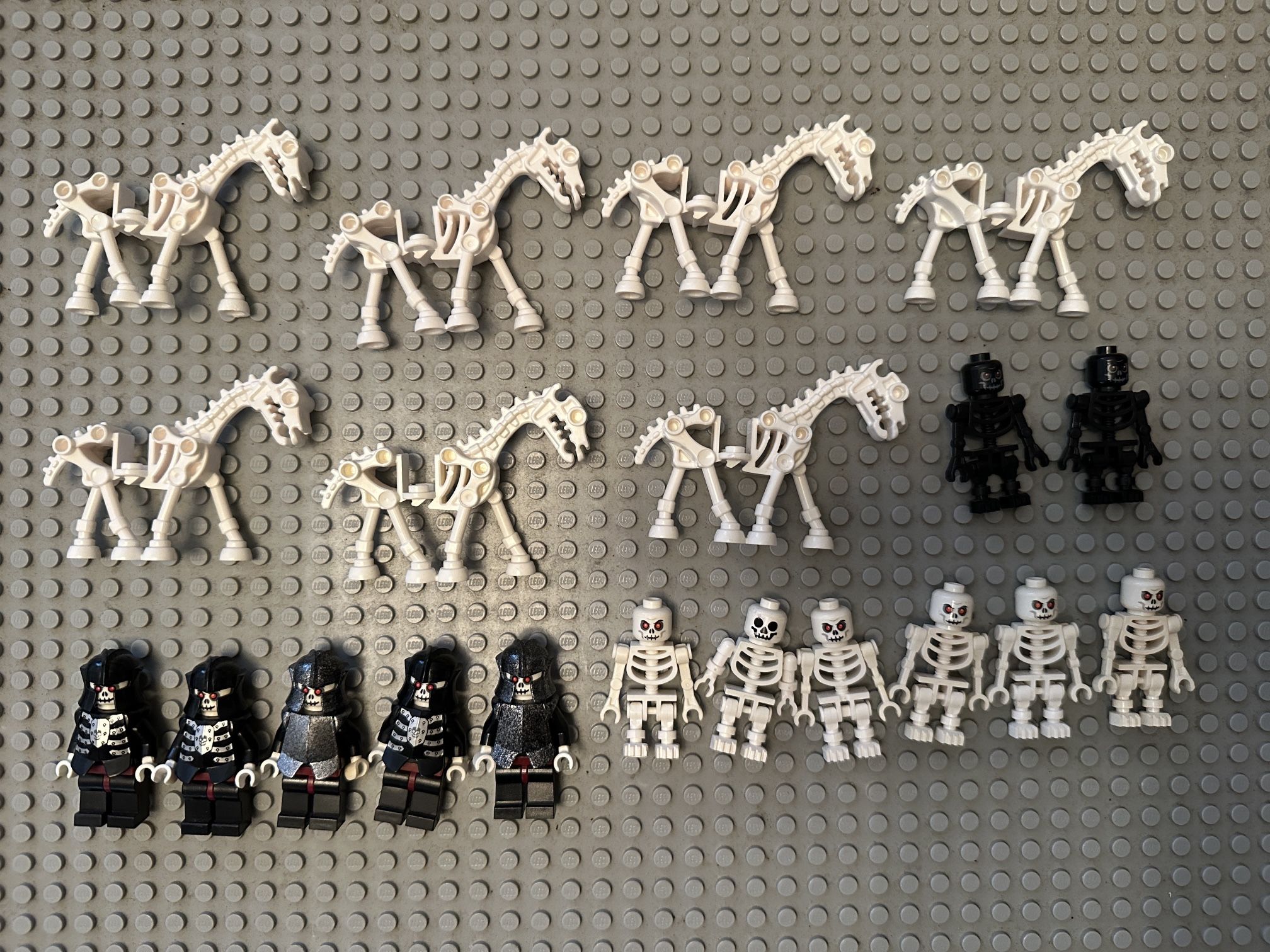 Lego Castle Skeleton Warriors And Horses