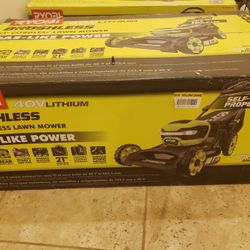Ryobi 21 Battery Lawn Mower