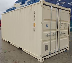 20ft Beige One Trip Shipping Containers For Sale