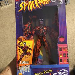 1994 Marvel Spider-man Carnage Figure Toy Biz Rare Collectible  