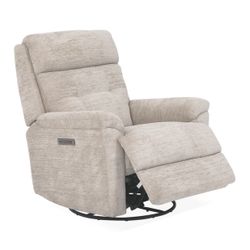 High End Swivel Gliding Power Recliner 
