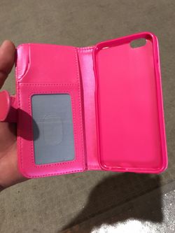 PINK IPhone 6s Wallet Phone Case