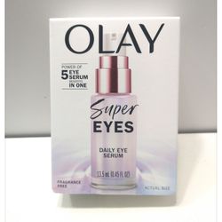 Olay 'SUPER  EYES' 5 Benefits In One Daily Eye Serum ~ 13.5 mL. (0.45 fl oz) *NIB*
