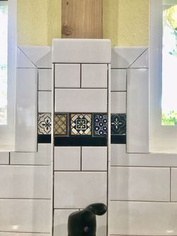 Tile,showers, backsplash, click on vinyl planks