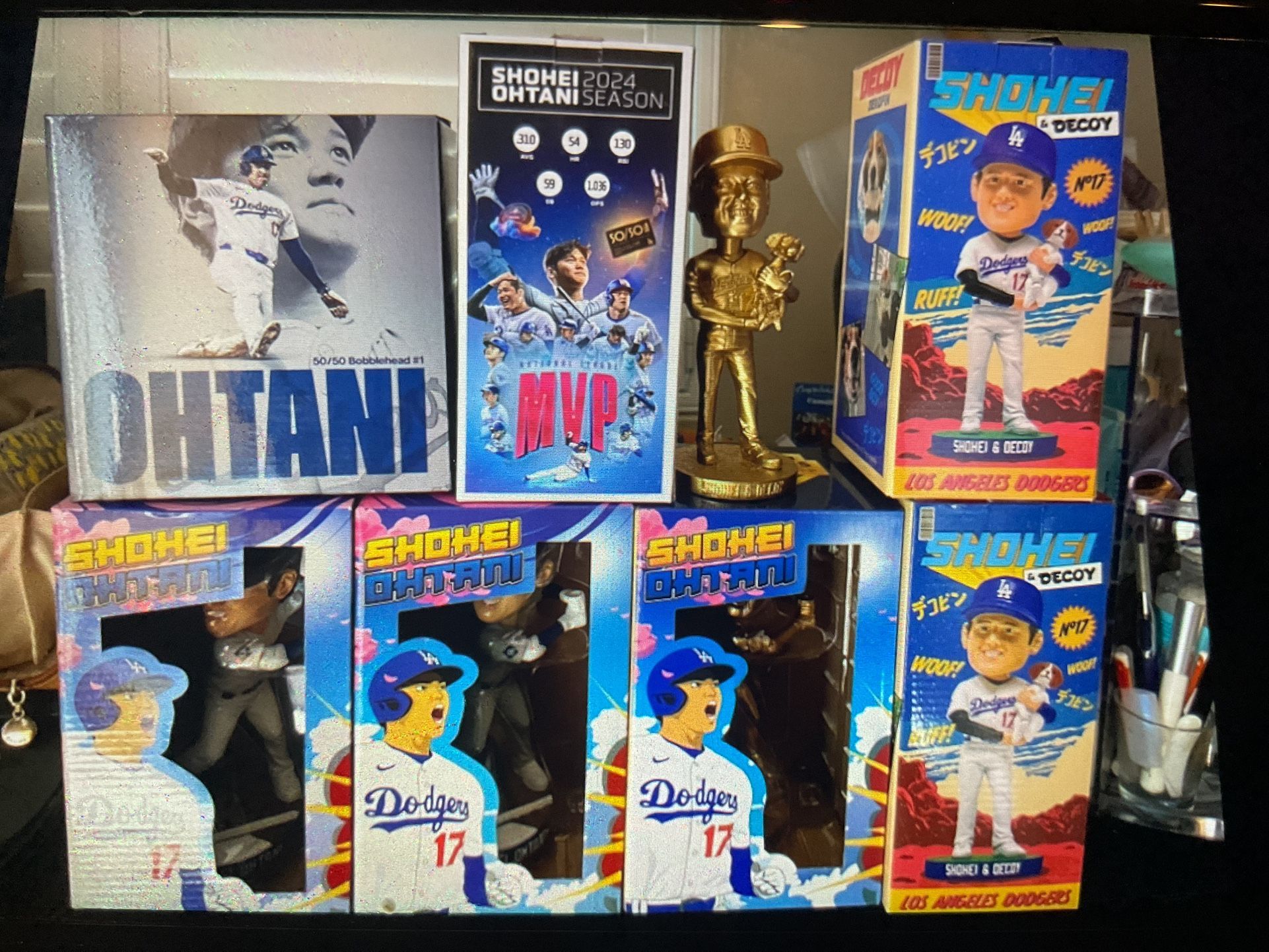 Los Angeles Dodgers Shohei Ohtani 2024 & 2025 Bobbleheads