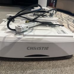 3 Christie brand projectors and 4 LG sound bars for sale 
