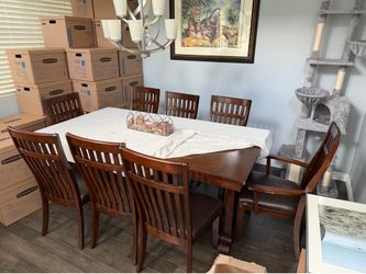 dining room table and chairs!