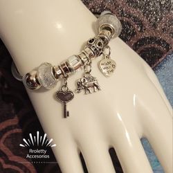 Bracelet With Charms Stainless Steel