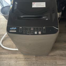 Full Automatic Washing Machine with LED Display, 17.7 lbs Portable Washer Drain Pump, 10 Programs & 8 Water Levels Selections, Ideal for Apartment, Do