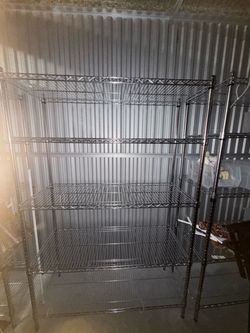 5 tier chrome shelves