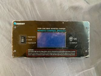 Renogy Pure Sine Inverter Charger Remote Control Module SOLAR 12v