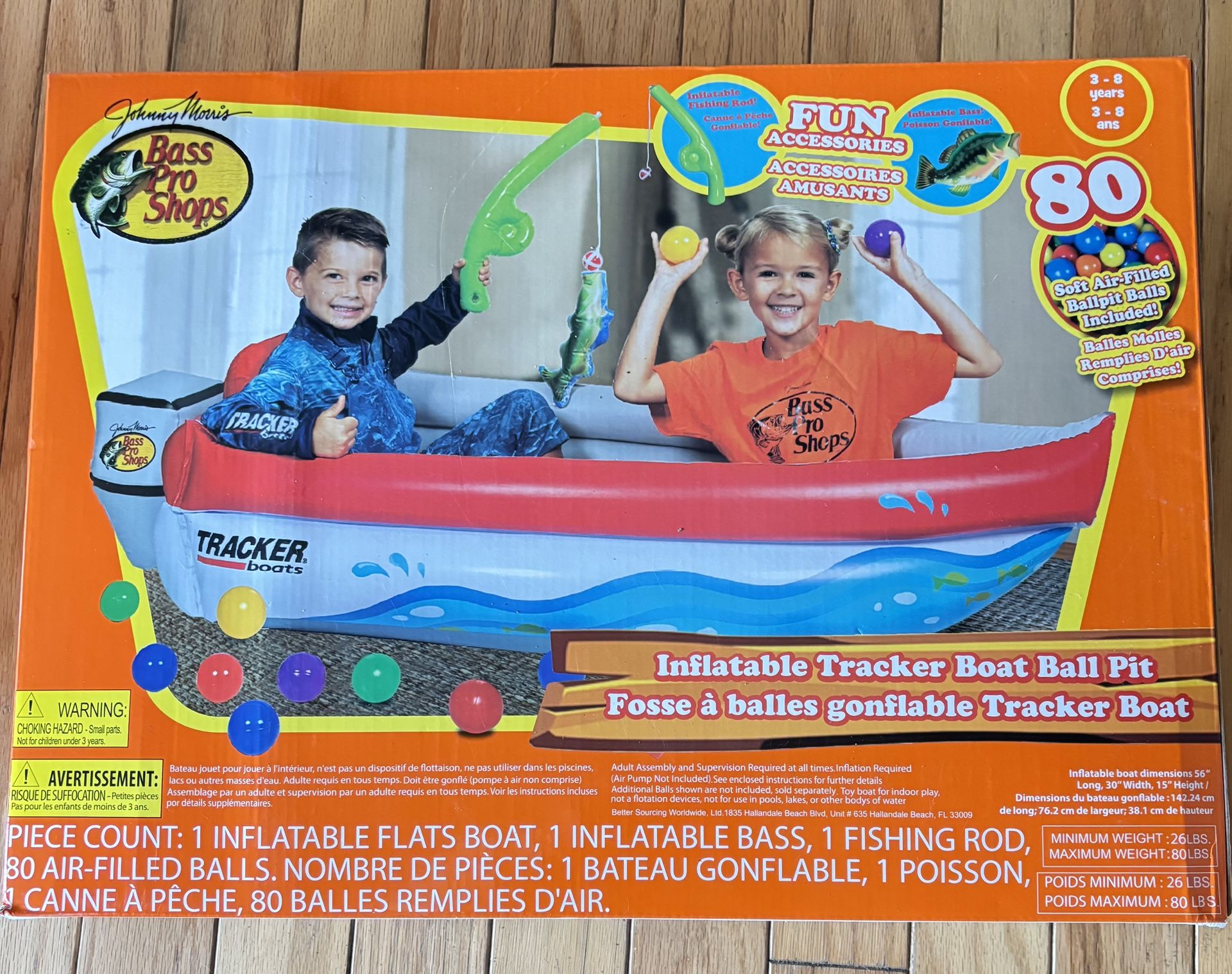 Boat Ball Pit For Kids 3-8