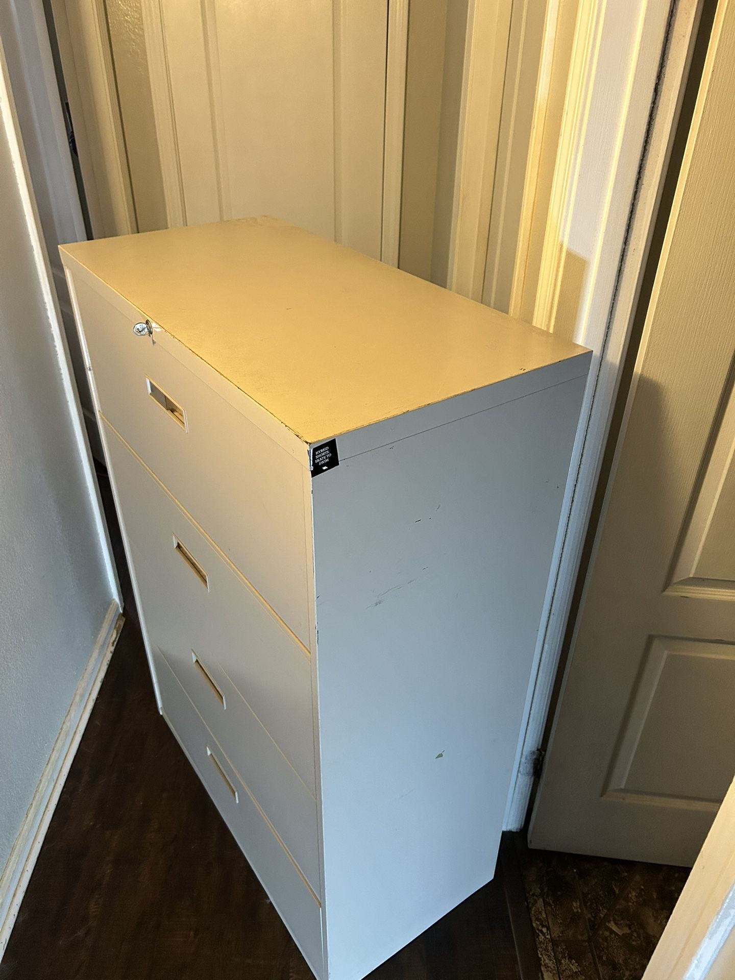 Four Drawer File Cabinet With Key