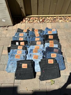 24 Pairs of Vintage Levi’s  505s