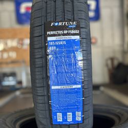 🔥 4 NEW Fortune Perfectus FSR602 185/65R15 | Installed | $310 Out the Door