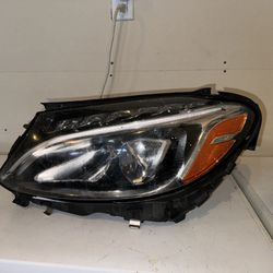 Mercedes Benz C Class W205 LED Headlight C(contact info removed)-2018 Left Driver Side