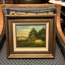 Original Painting Of A Little House 