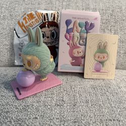 Pop Mart Labubu The Monsters Lazy Yoga Series Zone Out