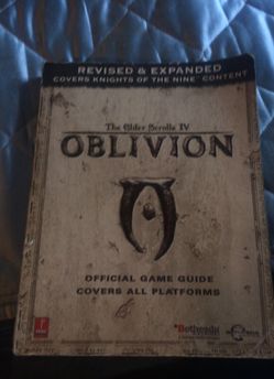 Oblivion guide book