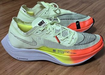 Nike Zoom Vaporfly Next% 2 Mens Running Shoes Volt Orange CU4111-700 Size 12