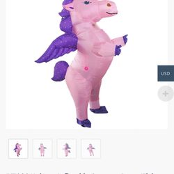 Unicorn Inflatable Adult Costume 